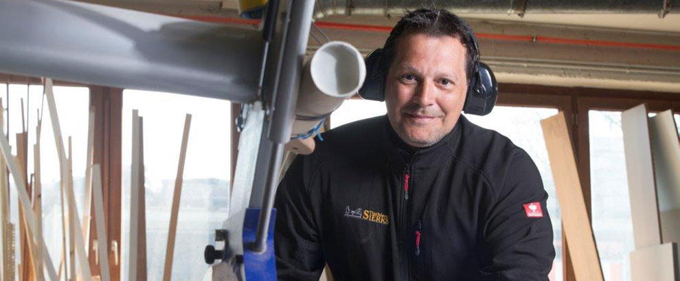Dirk Sierks, Inhaber der Tischlerei Sierks